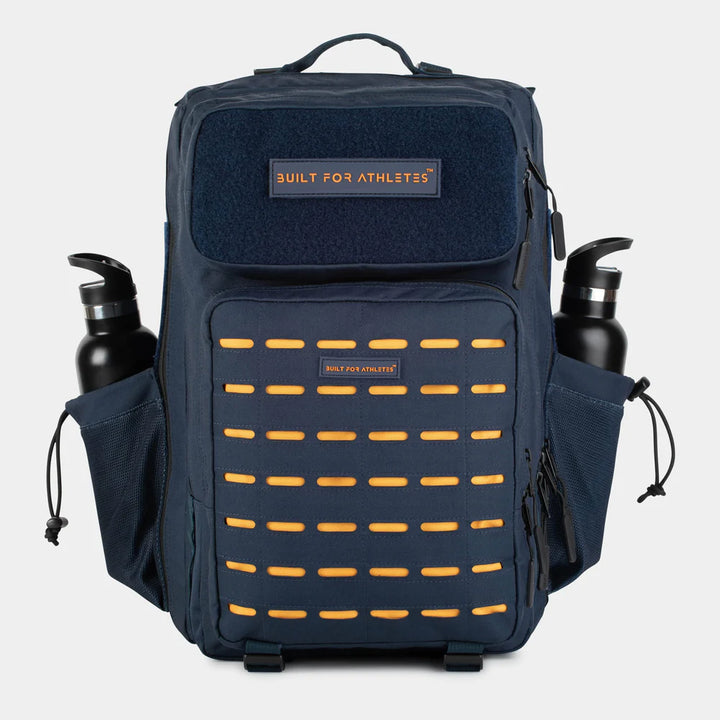 Large Navy & Orange 45l Hero 2 Dark Blue Orange