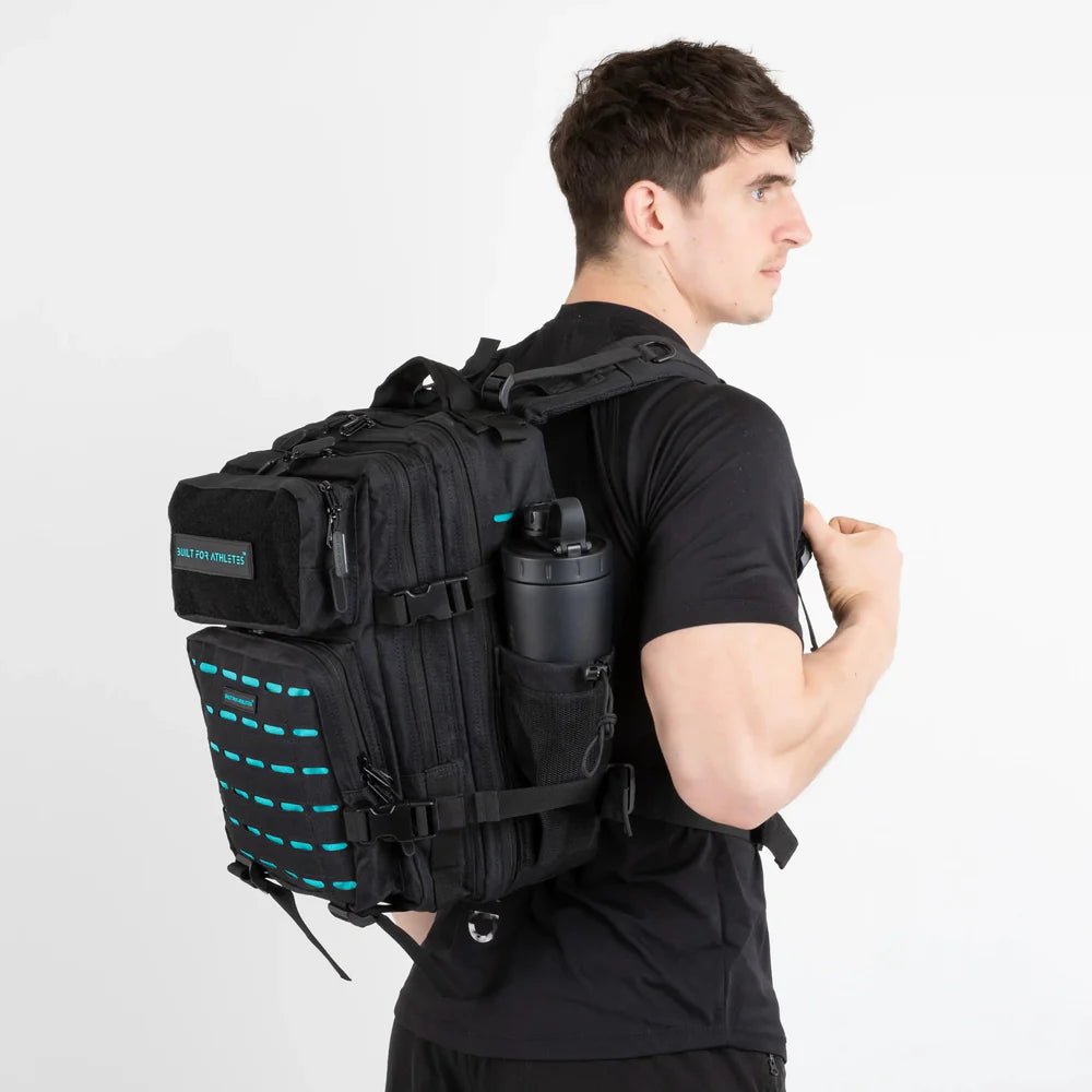 Medium Black & Aqua 25l Hero 3 Black Aqua