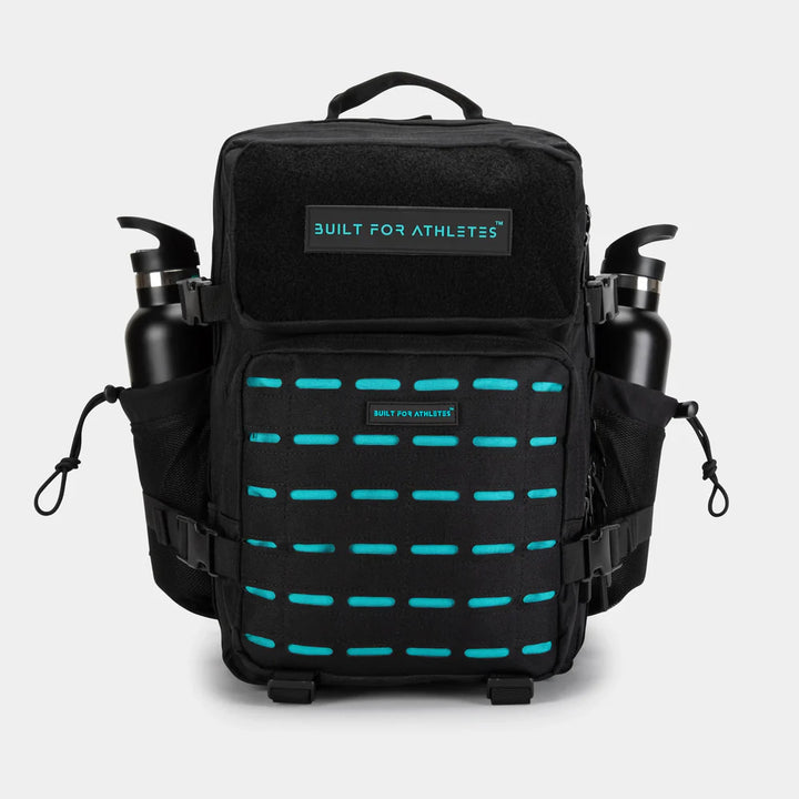 Medium Black & Aqua 25l Hero 3 Black Aqua