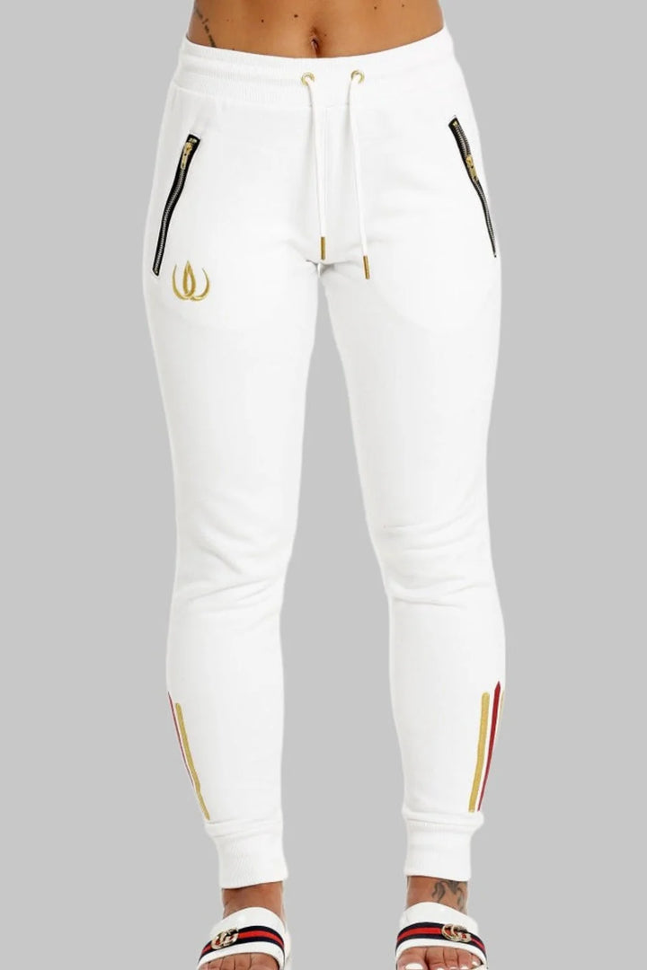 Deluxe Joggers White