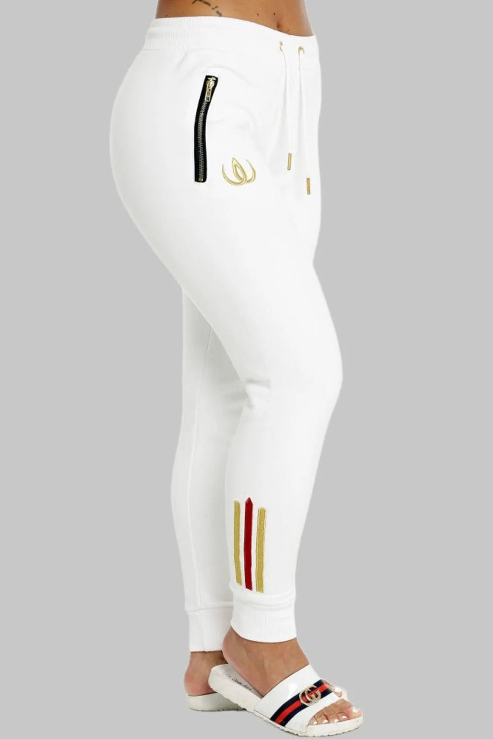 Deluxe Joggers White