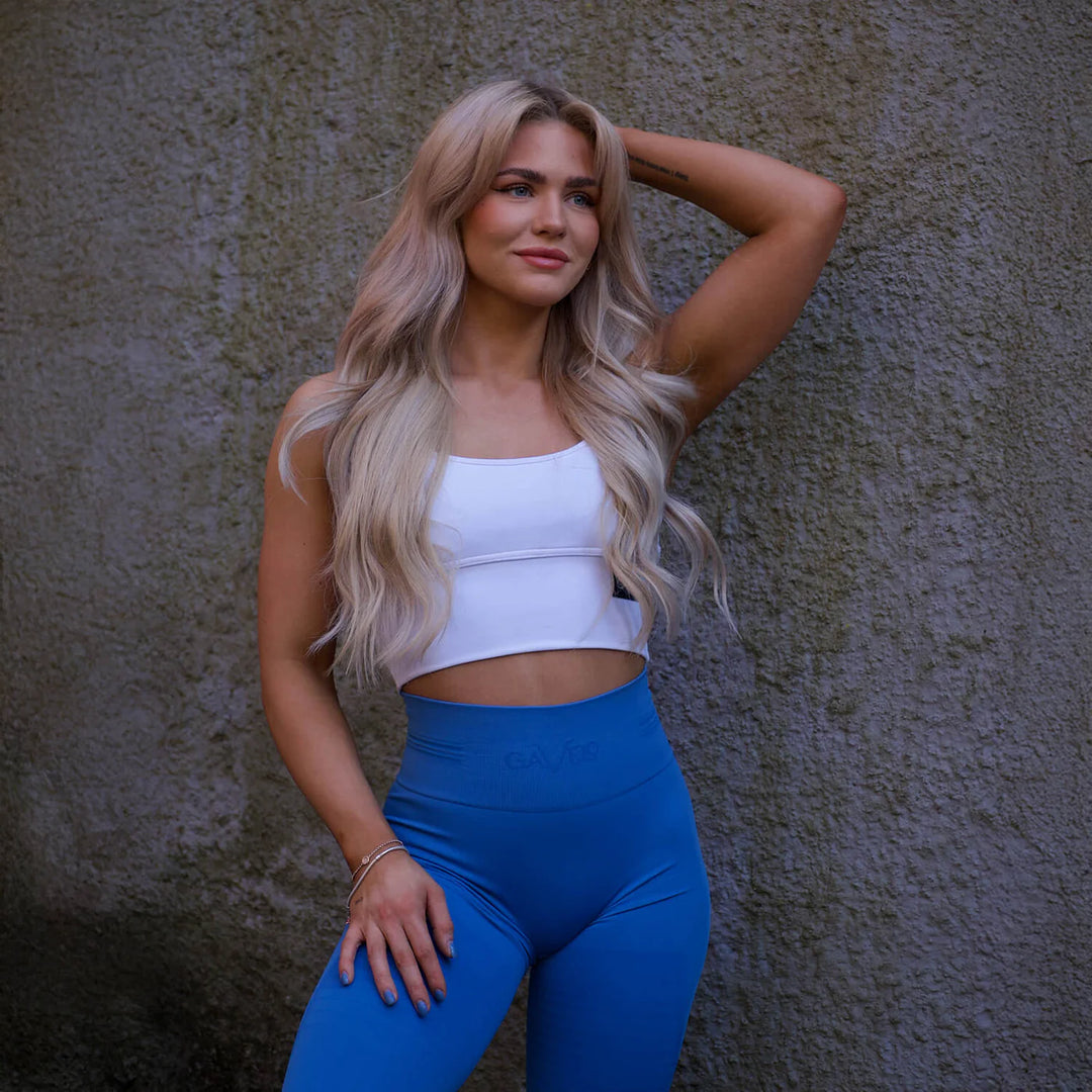 Seamless Signature Gaia Tights Lake Blue