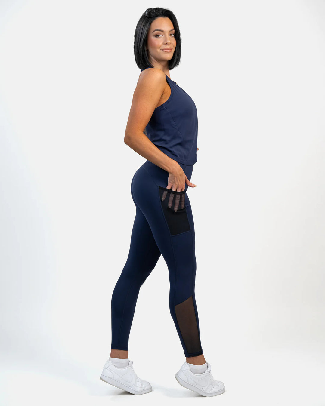 Empower Pocket Tights Blue