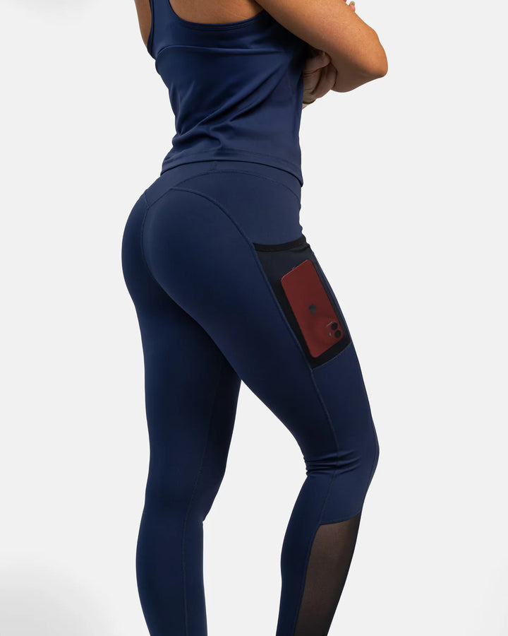 Empower Pocket Tights Blue