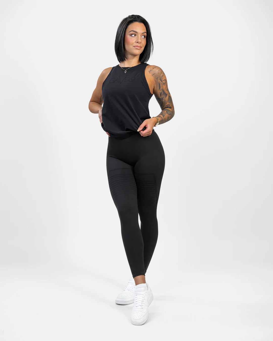 Seamless Signature Tights Black