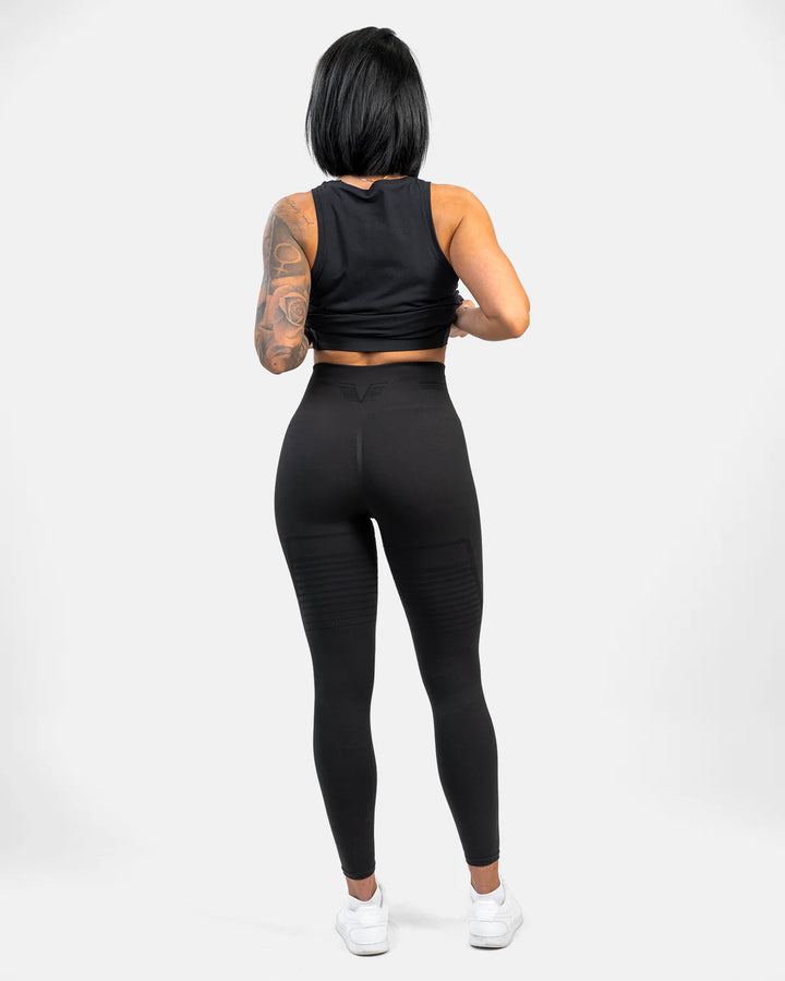 Seamless Signature Tights Black