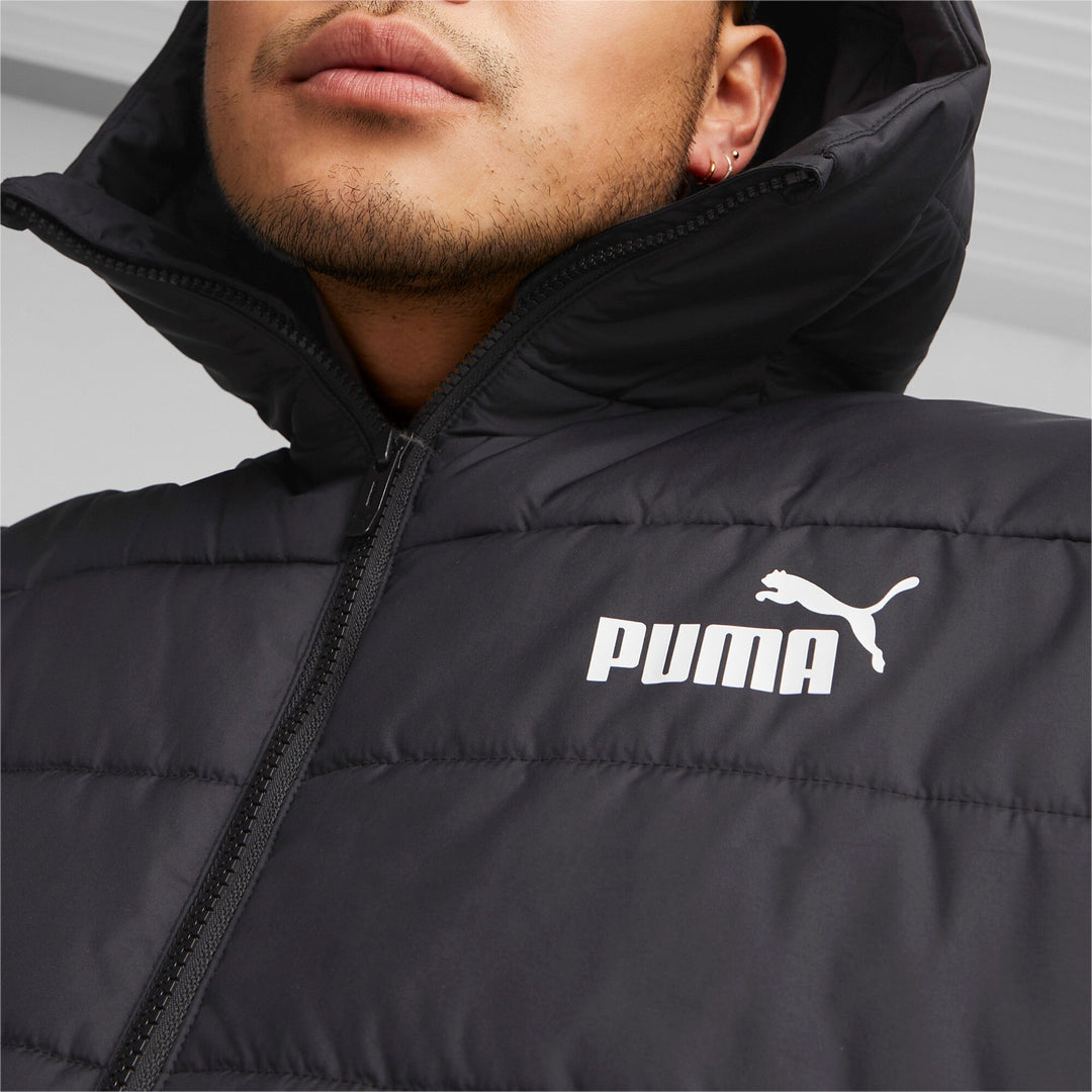 Puma Ess Hooded Padded Jacket Puma Black –