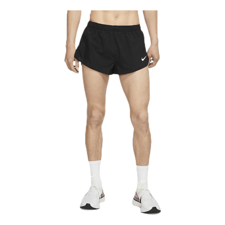 Fast Men's 2" Running Shorts BLACK/REFLECTIVE SILV