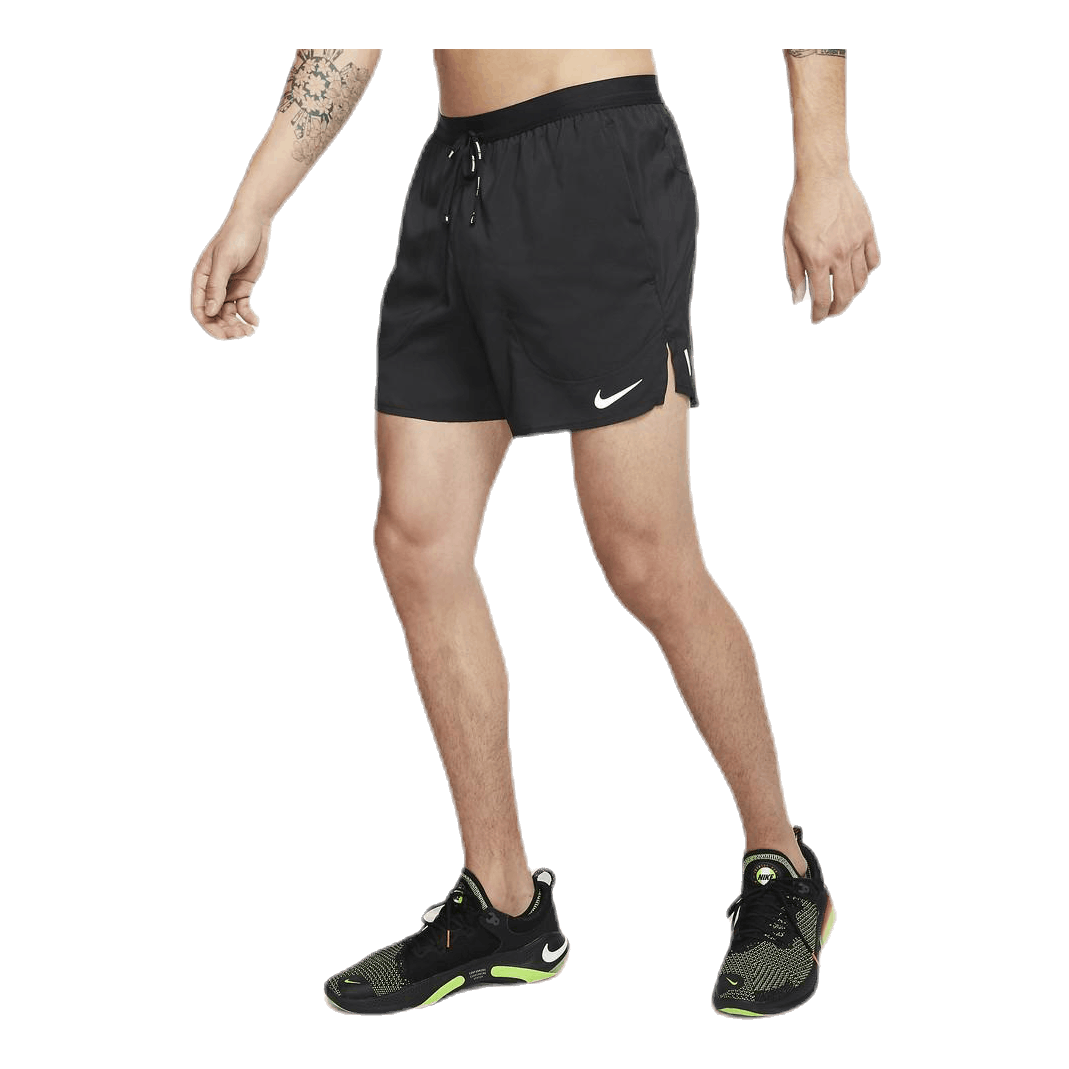 Flex Stride 5" Brief Short Black/Silver