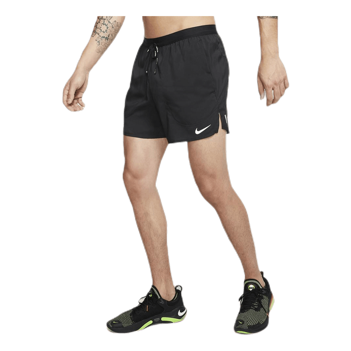 Flex Stride 5" Brief Short Black/Silver