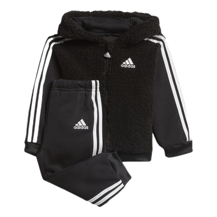 Fleece Hoodie Jogging Set Infant Black