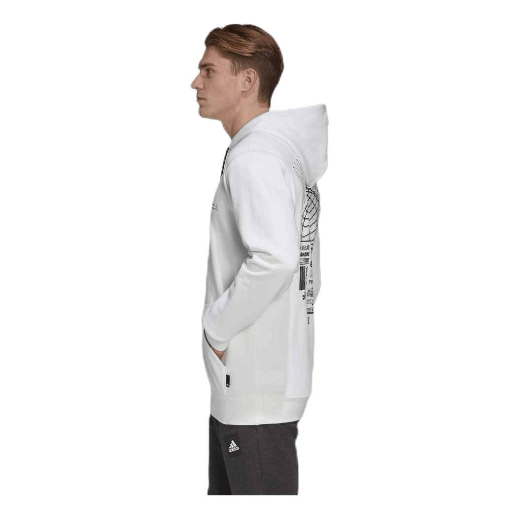 Pack Po Hood White/Black