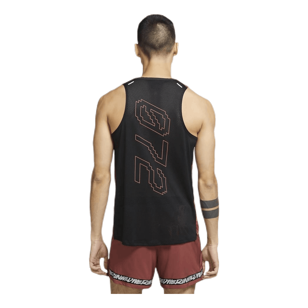 Dri-FIT Rise 365 Wild Run Tank Black/Red