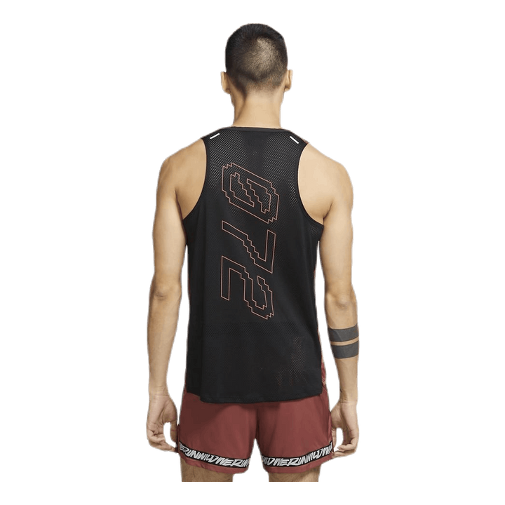 Dri-FIT Rise 365 Wild Run Tank Black/Red