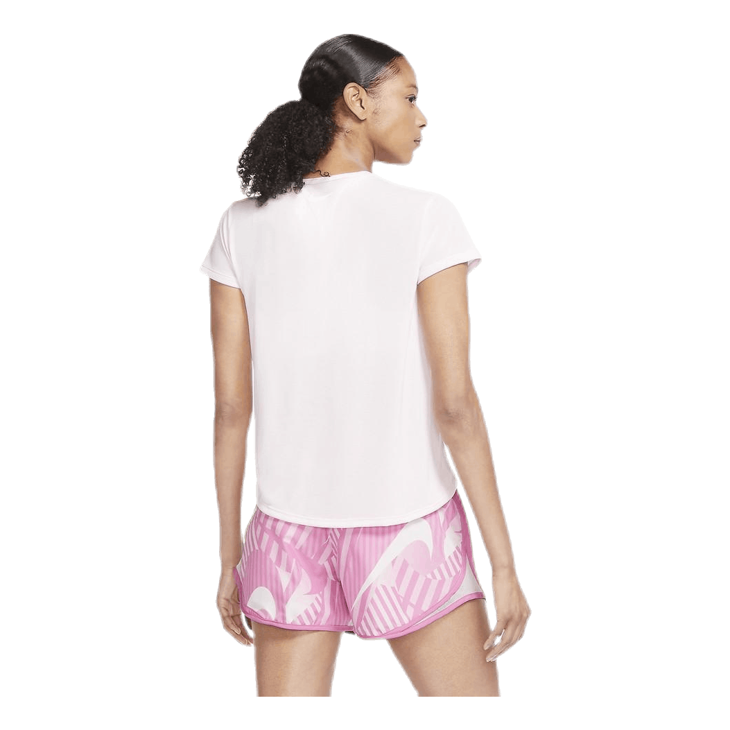 Icon Clash SS Top Pink/White