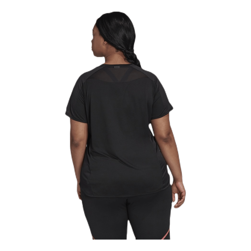 Own The Run Tee Plus Black