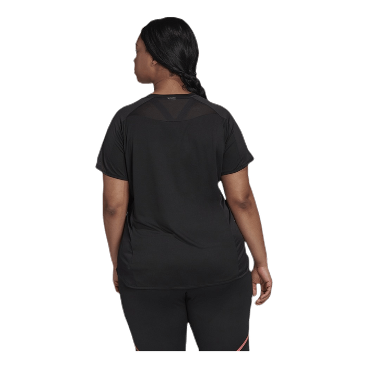 Own The Run Tee Plus Black