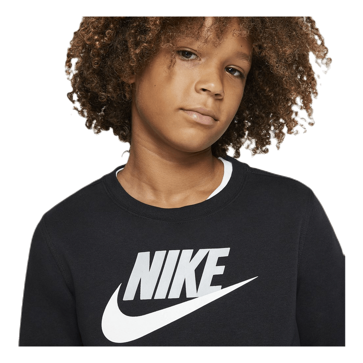 Sportswear Club Fleece Big Kids' (Boys') Crew BLACK