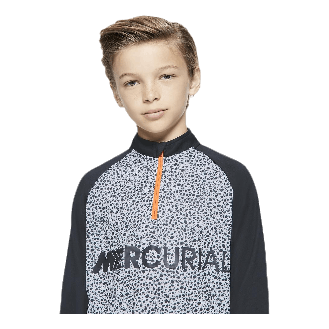 CR7 Dri-FIT Academy Half Zip Junior White/Black