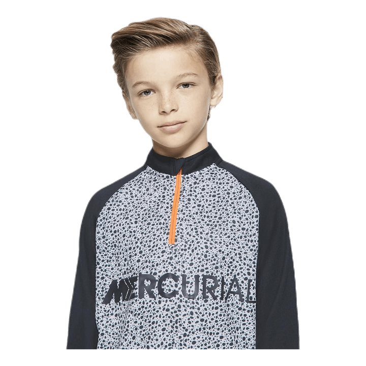 CR7 Dri-FIT Academy Half Zip Junior White/Black