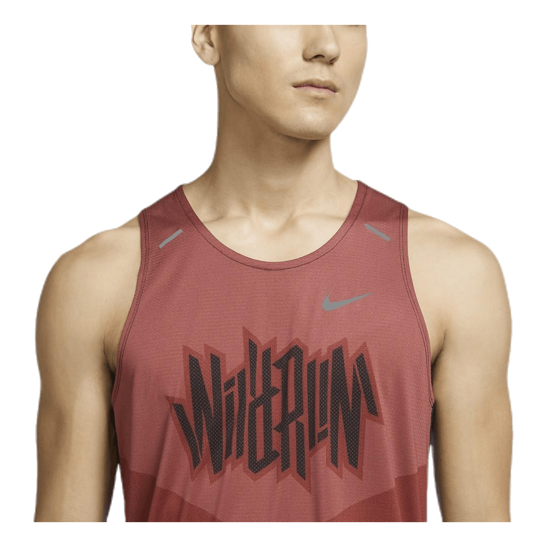 Dri-FIT Rise 365 Wild Run Tank Black/Red