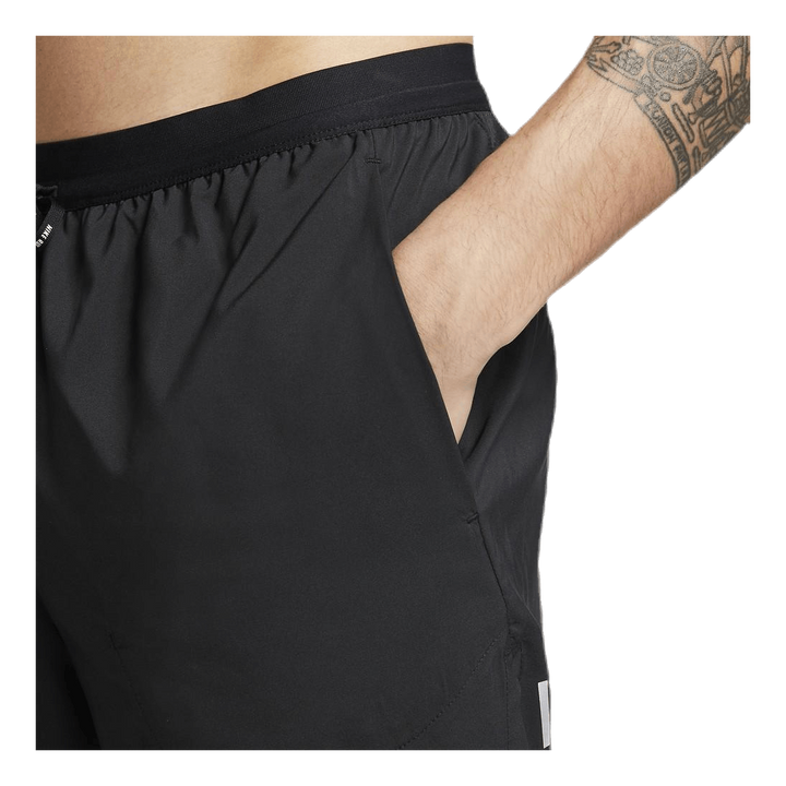 Flex Stride 5" Brief Short Black/Silver