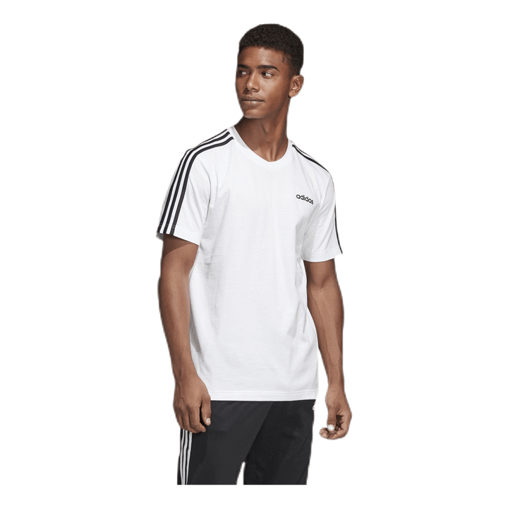 Essentials 3 Stripes T-Shirt White / Black