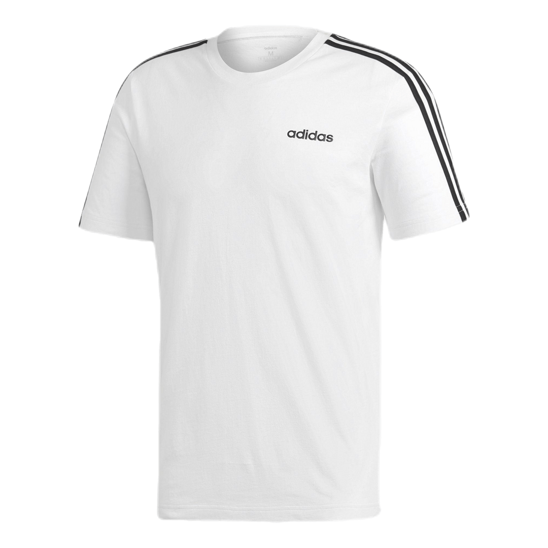 Essentials 3 Stripes T-Shirt White / Black