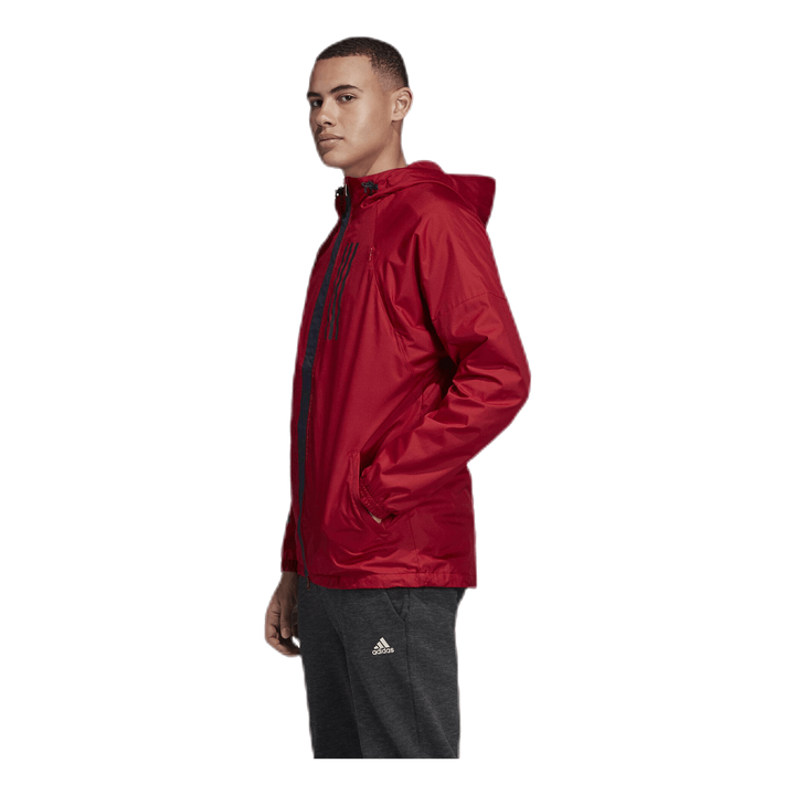 Wind Jacket Lined Red