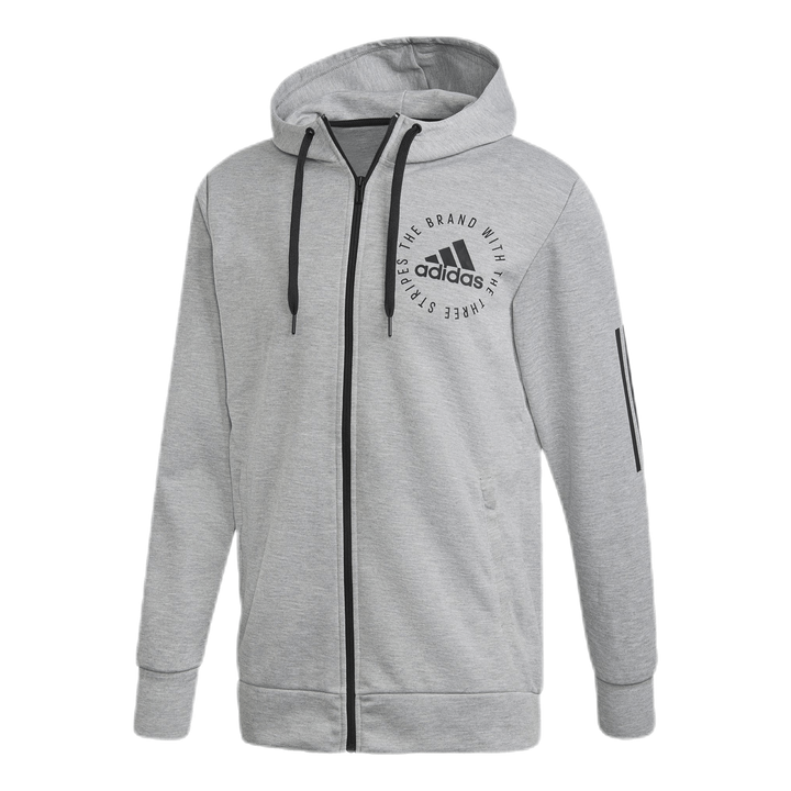 Sid Full Zip Hood Grey