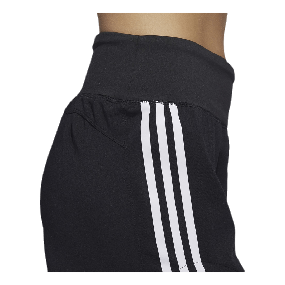 3 Stripe Woven Gym Short Black / Black