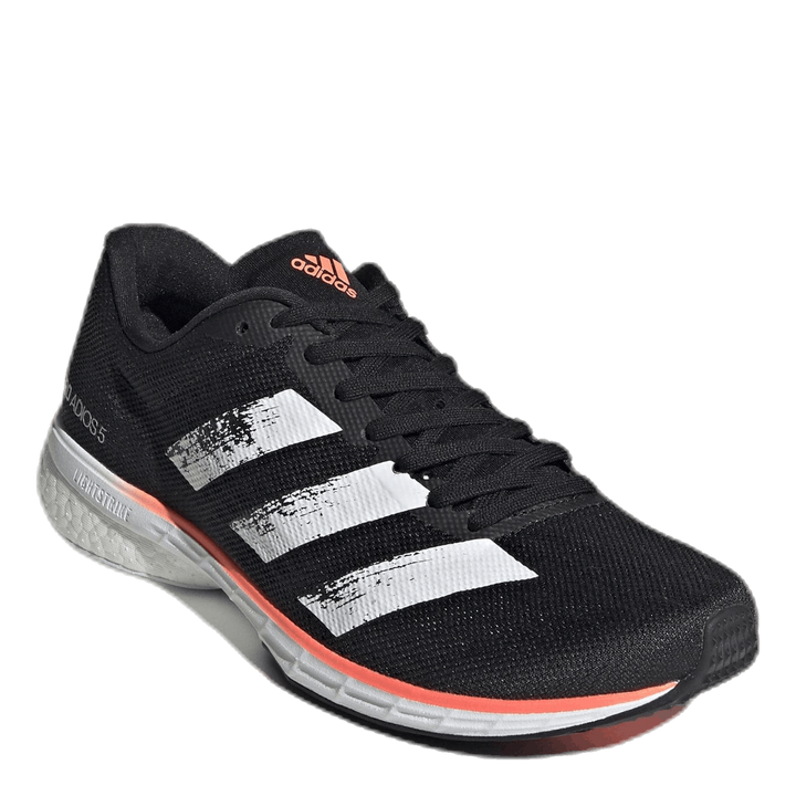 Adizero Adios 5 Shoes Core Black / Cloud White / Signal Coral