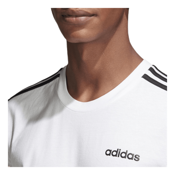 Essentials 3 Stripes T-Shirt White / Black