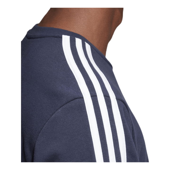 Essentials 3 Stripes Crewneck French Terry Legend Ink / White