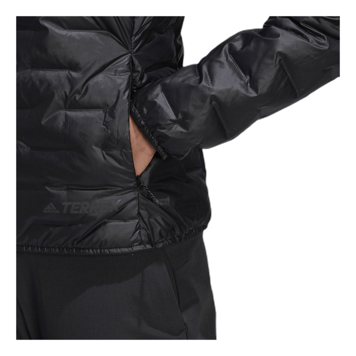 Terrex Lite Down Hooded Jacket Black