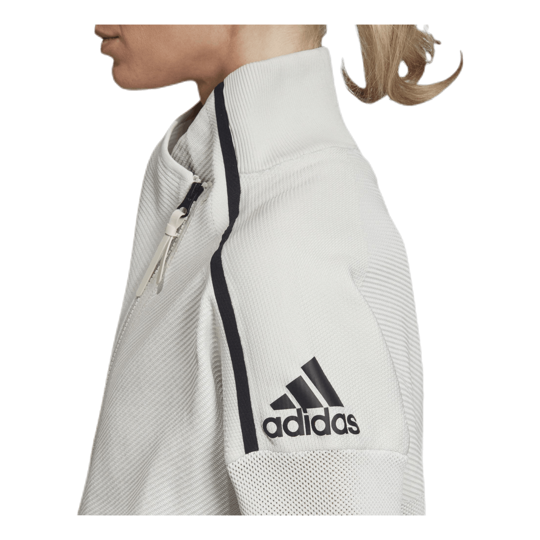 adidas ZNE HTR Primeknit Jacket White Sportamore