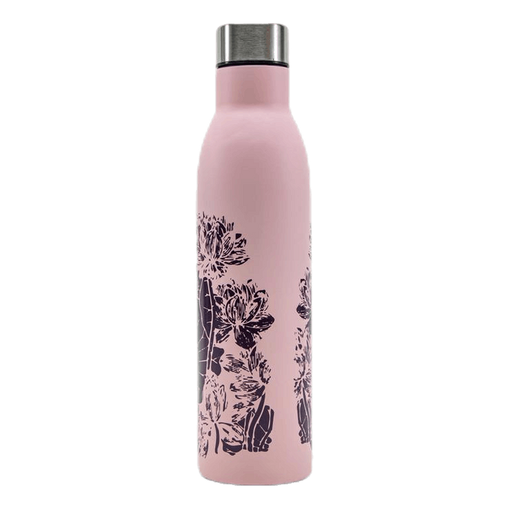 Easy Grip Water Bottle Floral Pink/Purple