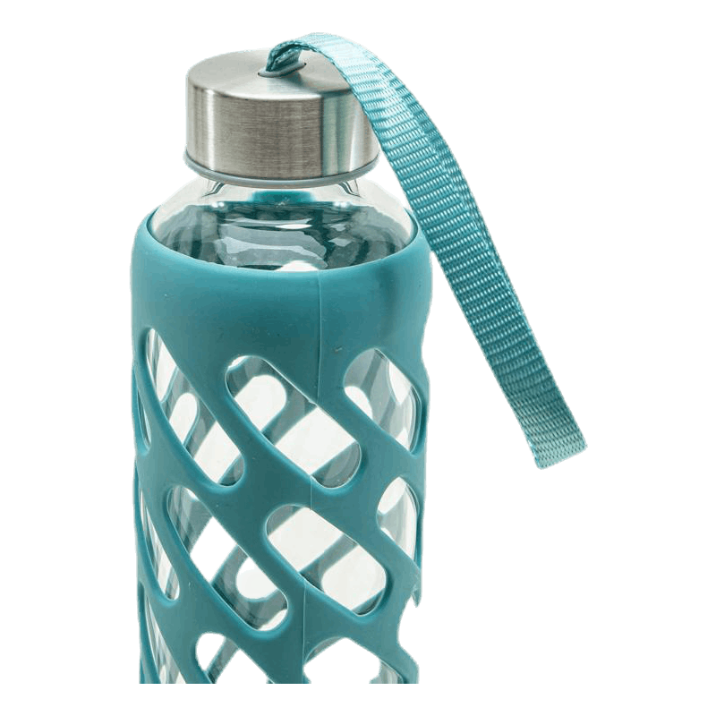 Sure Grip Glass Water Bottle Viridian Blue