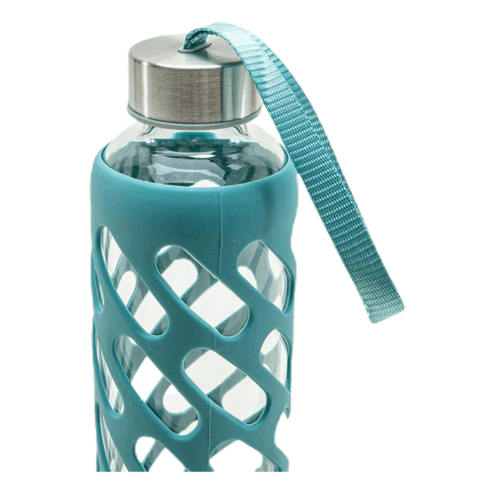 Sure Grip Glass Water Bottle Viridian Blue