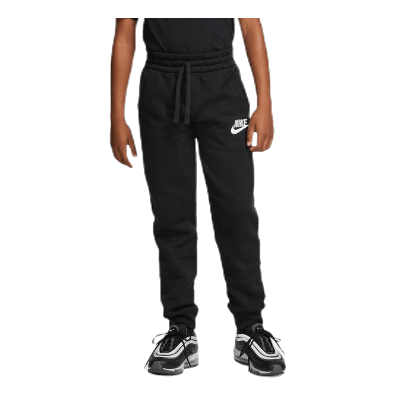 Sportswear Club Fleece Big Kids' Pants BLACK/BLACK/WHITE