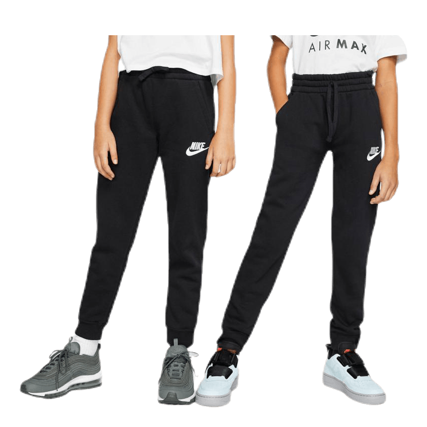 Sportswear Club Fleece Big Kids' Pants BLACK/BLACK/WHITE
