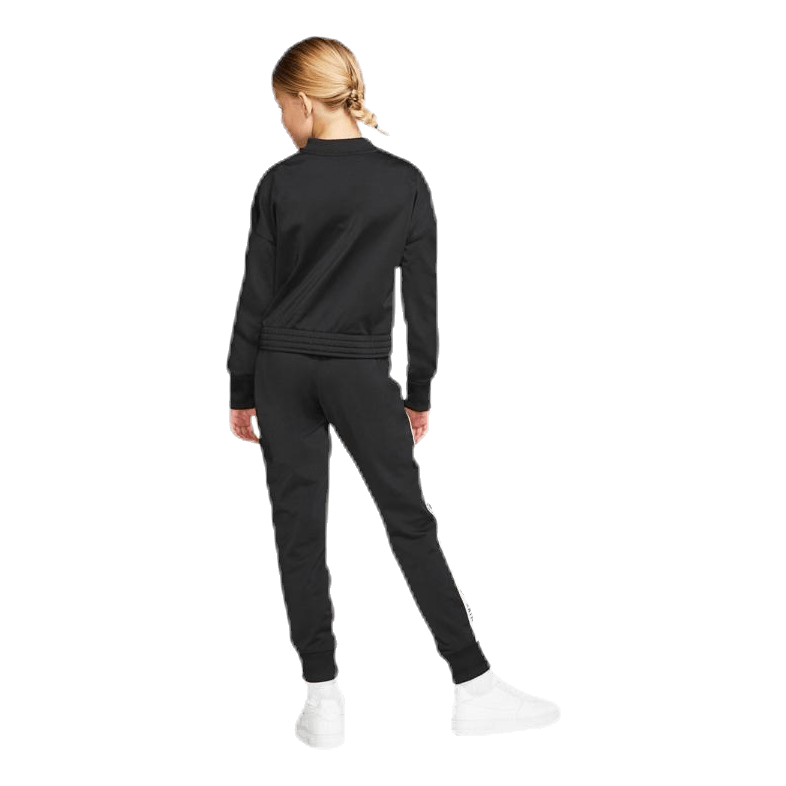 Girls Tricot Essential Tracksuit Black