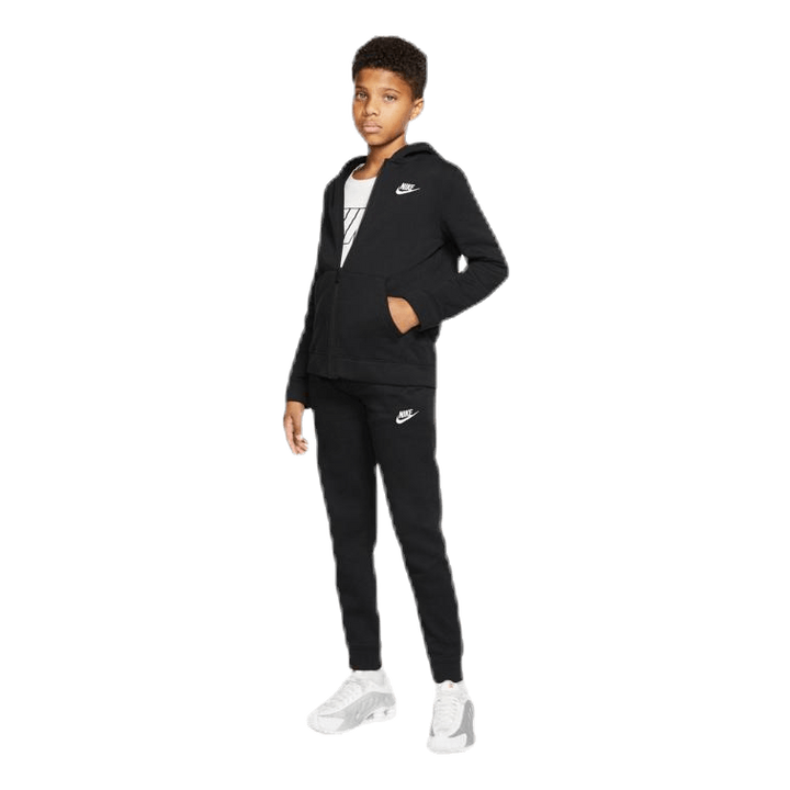 Sportswear Big Kids' (Boys') Tracksuit BLACK/BLACK/BLACK/WHITE