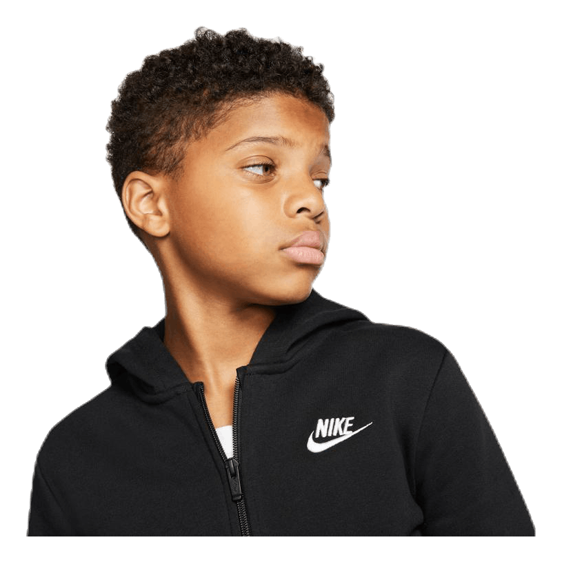 Boys nike black on sale tracksuit