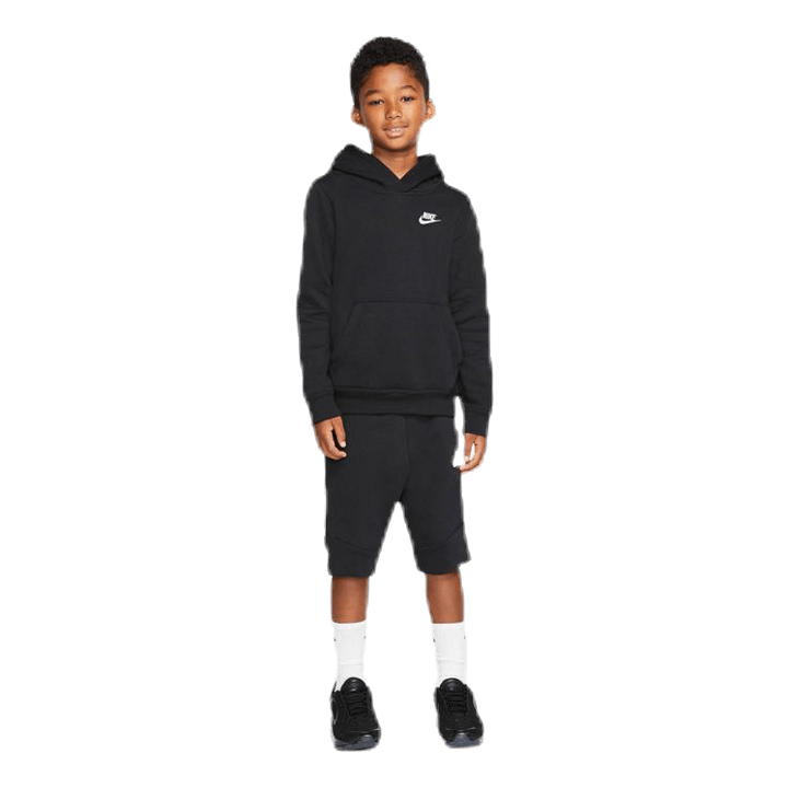 Sportswear Club Big Kids' Pullover Hoodie BLACK/WHITE