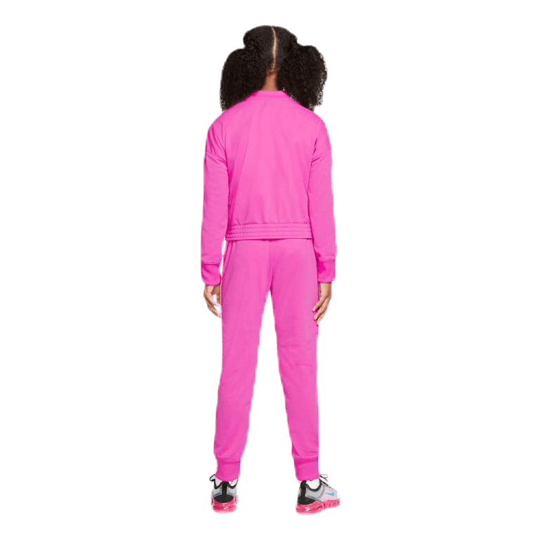 Girls Tricot Essential Tracksuit Pink