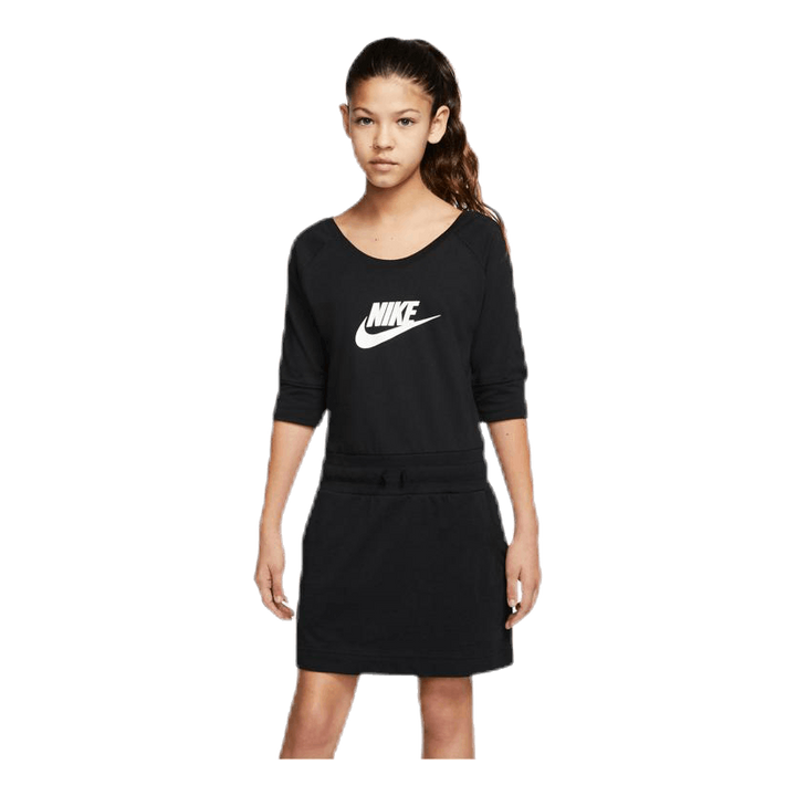 Swoosh Jersey Dress Jr Black