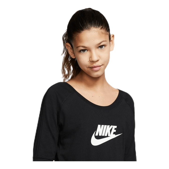 Swoosh Jersey Dress Jr Black