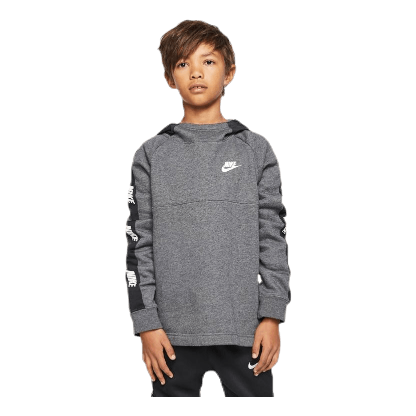 Hybrid 1/2 Zip Fleece Junior Black/Grey