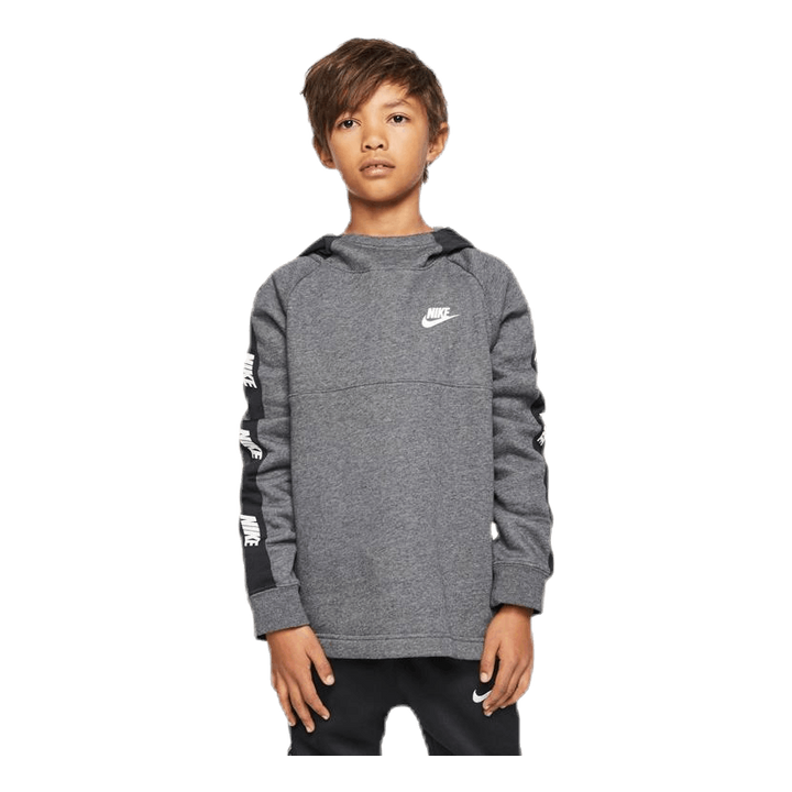 Hybrid 1/2 Zip Fleece Junior Black/Grey